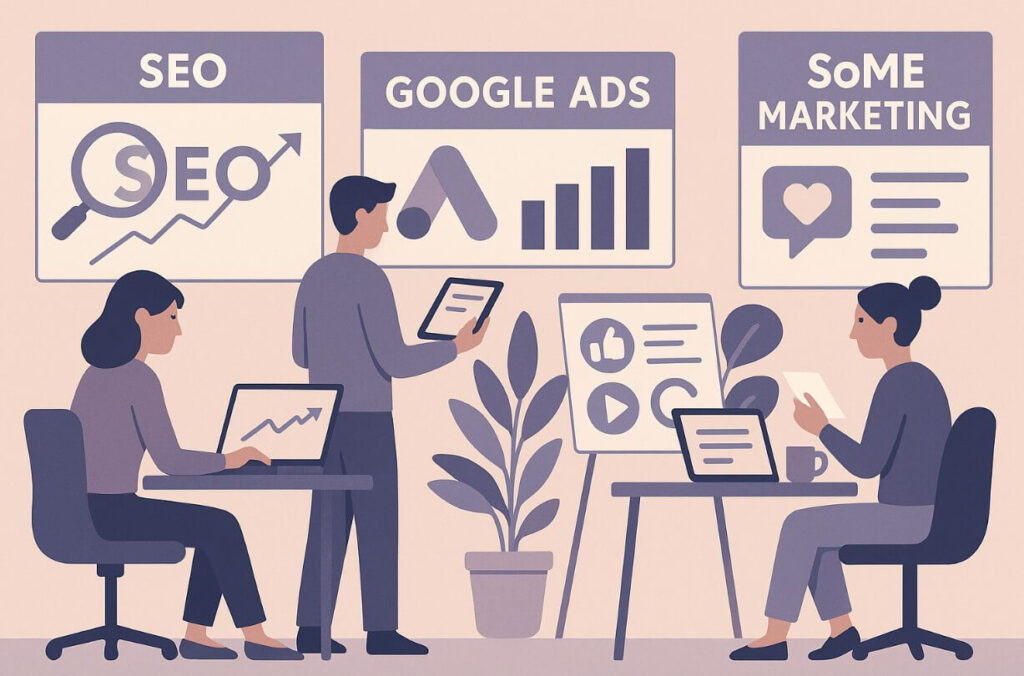 SEO - Google ads - SoMe Marketing